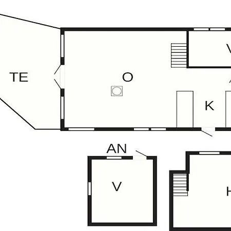 度假居 6 Person In Vaeggerlose-by Traum